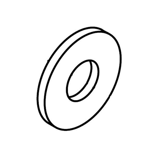 ストリートタイプバックステップキット リペアパーツ プレーンワッシャ 10mm 10個 モンキー ゴリラ