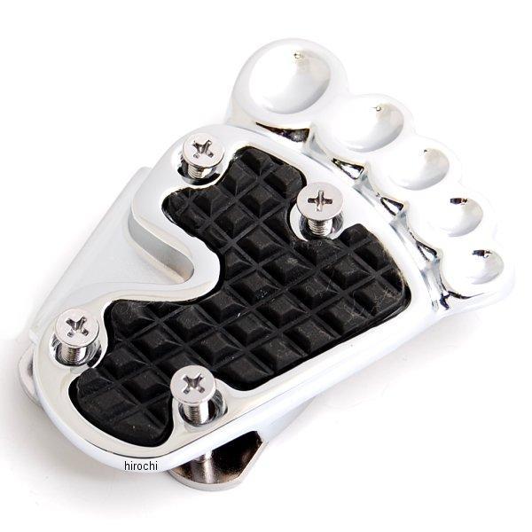 ブレーキペダルカバー 足型DX モンキー/JAZZ クロームメッキ