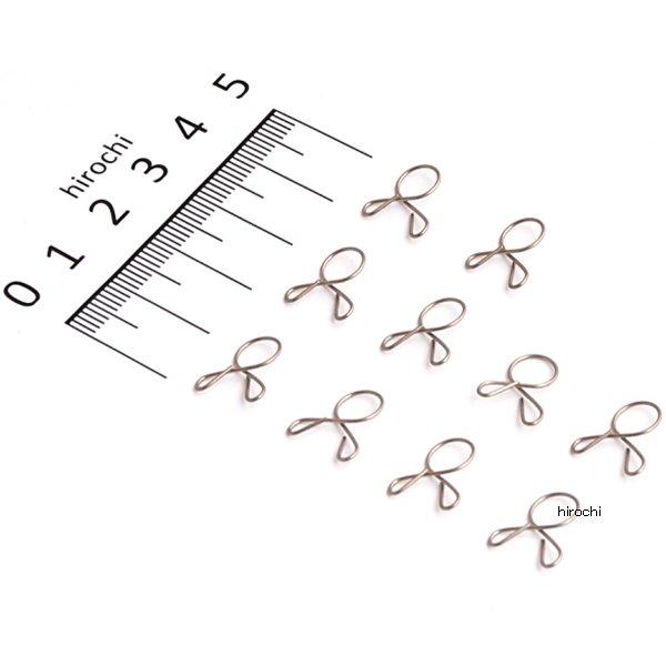 ホースクリップ Aタイプ(ステンレス)6mm 10コ入