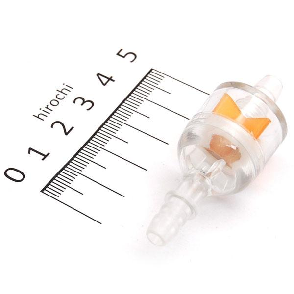 ガソリンフィルター SUSメッシュ ホース内径6-6.5mm用 オレンジ