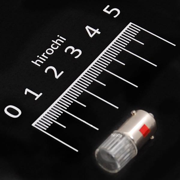 メーター ポジション ライセンス用 集光タイプL700 6v ピン式口金 レッド