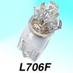 L700F  メーター ポジション ライセンス用 拡散タイプ 12v用 ウエッジ(中) グリーン