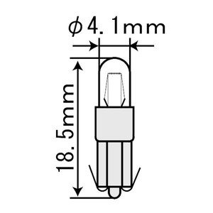 ブラック＆グリーンメーター リペアパーツ 機械式用 照明用交換バルブ 3個入り 12V用