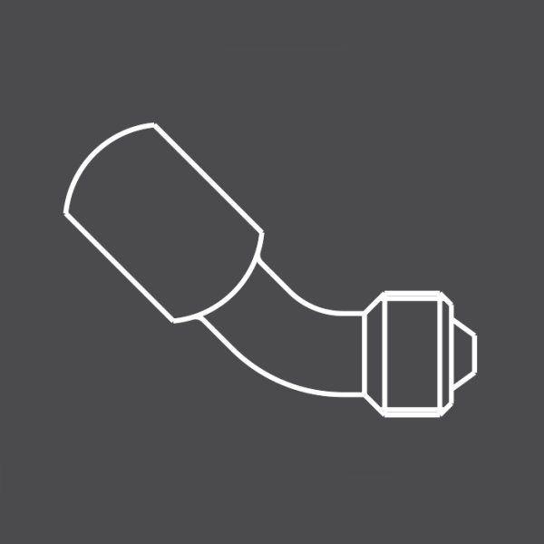 フィッティグパーツ ユニット側 45° 1個 汎用