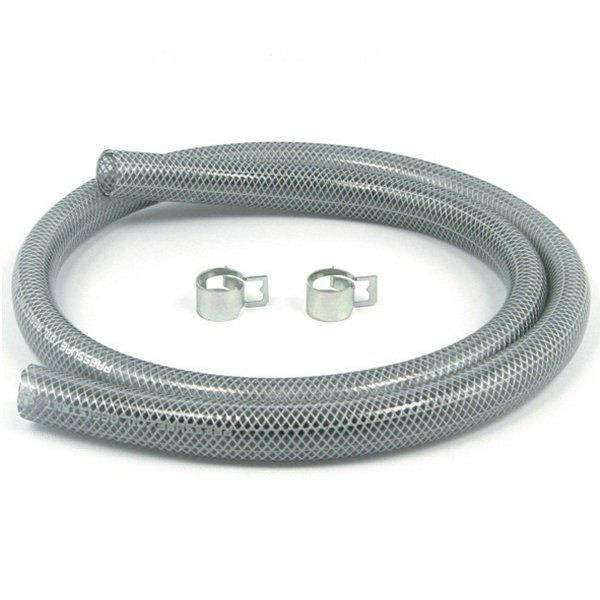 クリアブラックブリーザーホース (内径12mm×外径17mm) 1000mm クリップ2個付 モンキー/ゴリラ・APE