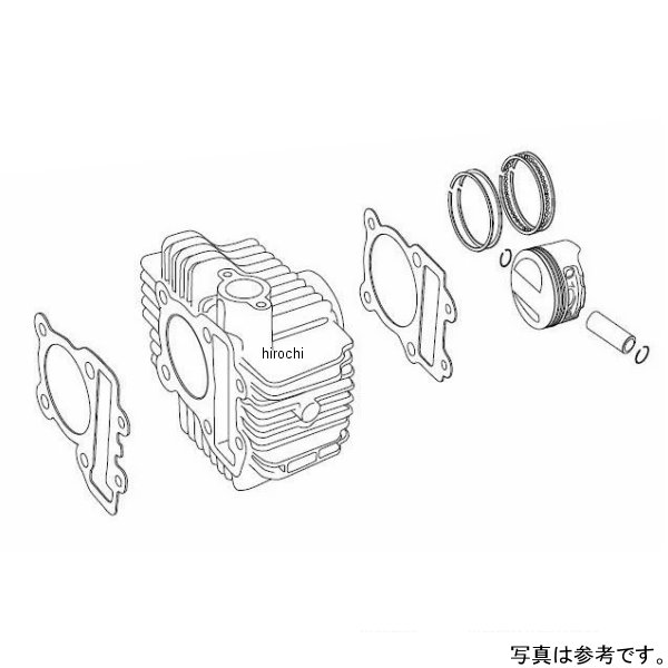 スーパーヘッド＋R 138cc用 セラミックメッキシリンダーキット KSR110 KLX110