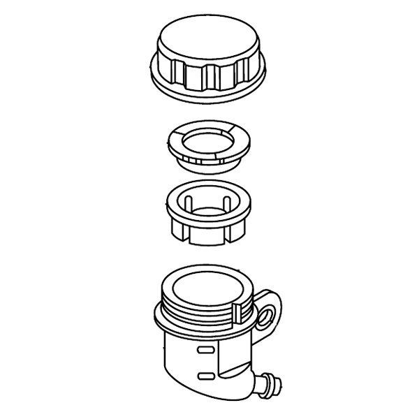 ストリートタイプバックステップキット リペアパーツ リザーバータンクCOMP. モンキー ゴリラ