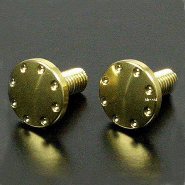 ライセンスプレ-トボルトセット ゴールド