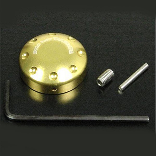 リアブレーキペダルピボットキャップ ゴールド