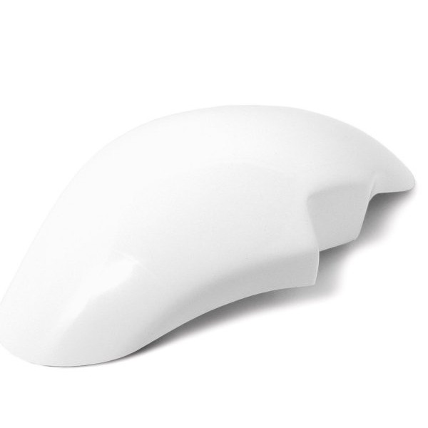 φ27正立フロントフォーク装着車専用フロントフェンダー 8インチ用 FRPホワイトゲルコート モンキー/ゴリラ