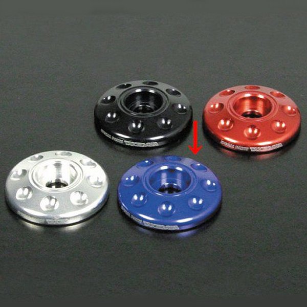 フロントカバーセッティングワッシャー 8ホールタイプ 青