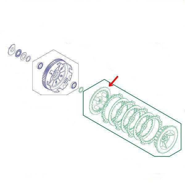 プレッシャープレート(1枚) リペアパーツ モンキー・ゴリラ