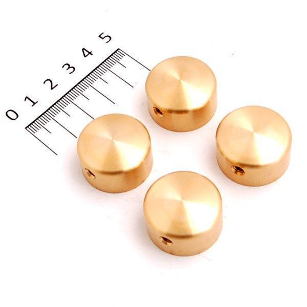 ビレットヘッドボルトカバー 真鍮 (4個入り)