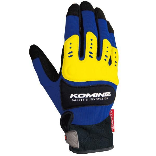 GK-134  インストラクターグローブプロ EX ブルー/イエロー Lサイズ