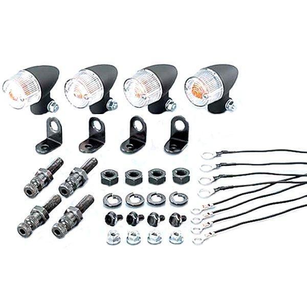 ウインカーキット ロケット・ミニ ブラック/クリア