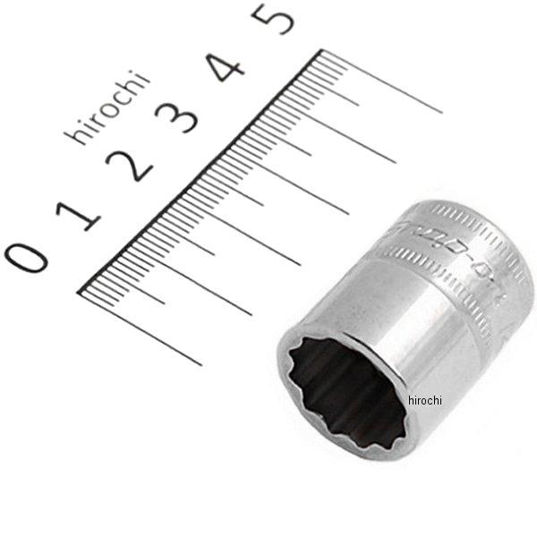 3/8インチ ソケット シャロー 12角 ミリサイズ 14mm