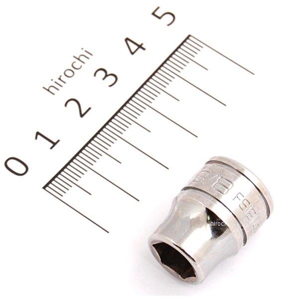 3/8インチ ソケット シャロー 6角 インチサイズ 3/8インチ