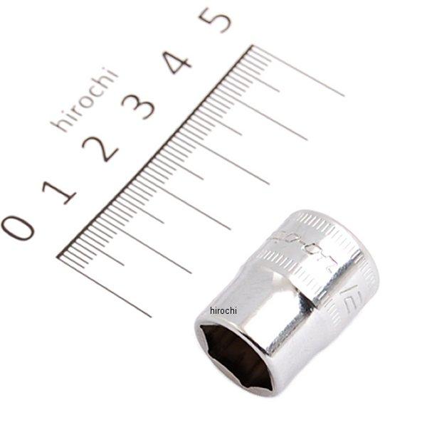 3/8インチ ソケット シャロー 6角 ミリサイズ 12mm