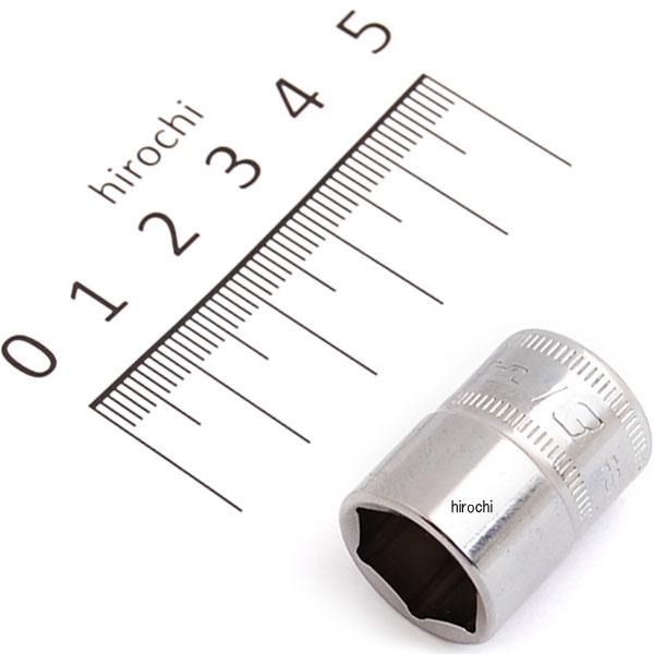 3/8インチ ソケット シャロー 6角 ミリサイズ 13mm