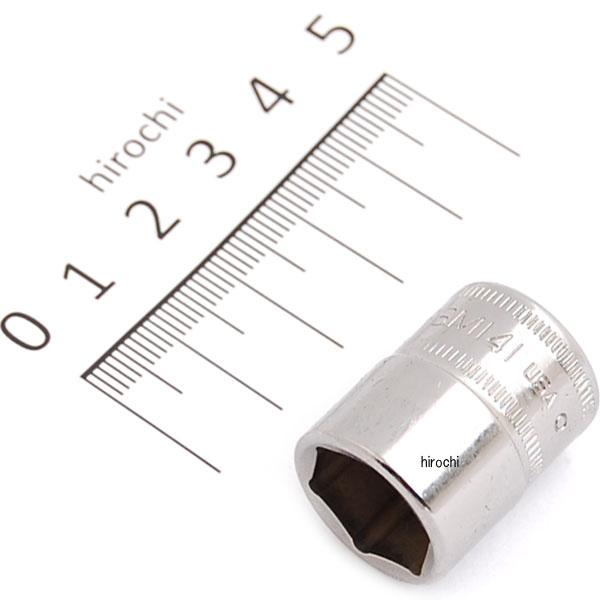 3/8インチ ソケット シャロー 6角 ミリサイズ 14mm