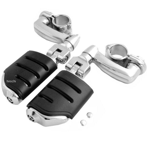 ハイウェイペグ ロングホーン トライデント デュアリー クランプ 1.25インチ(32mm) クローム