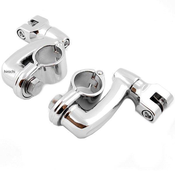 ハイウェイペグマウント ロングホーン オフセット クローム 1.25インチ(32mm)