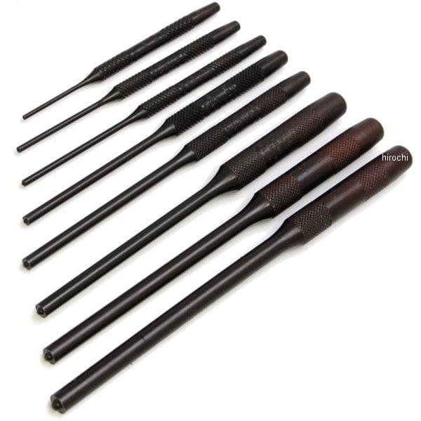 ロールピンポンチセット 全8ピース、KB2186キットバッグ入り