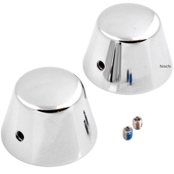 アクスル ナット カバー フロント スムース 88年-07年 ハーレー クローム 左右ペア