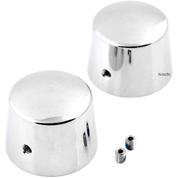 アクスル ナット カバー フロント スムース 02年-20年 ハーレー クローム 左右ペア