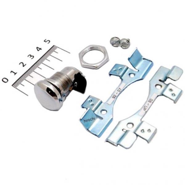 プッシュボタン フューエルドア ラッチ クローム