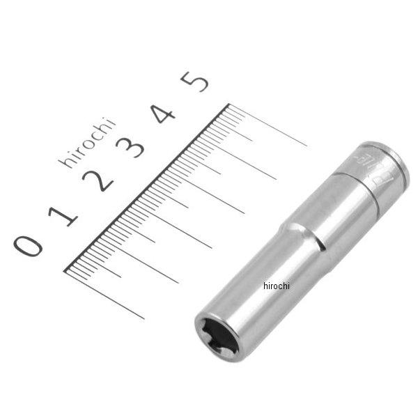 ブルーポイント 1/4インチ ディープ ソケット 6角 7mm 長さ50mm