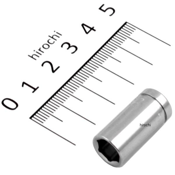 ブルーポイント 1/4インチ シャロー ソケット 6角 5/16インチ 長さ1インチ