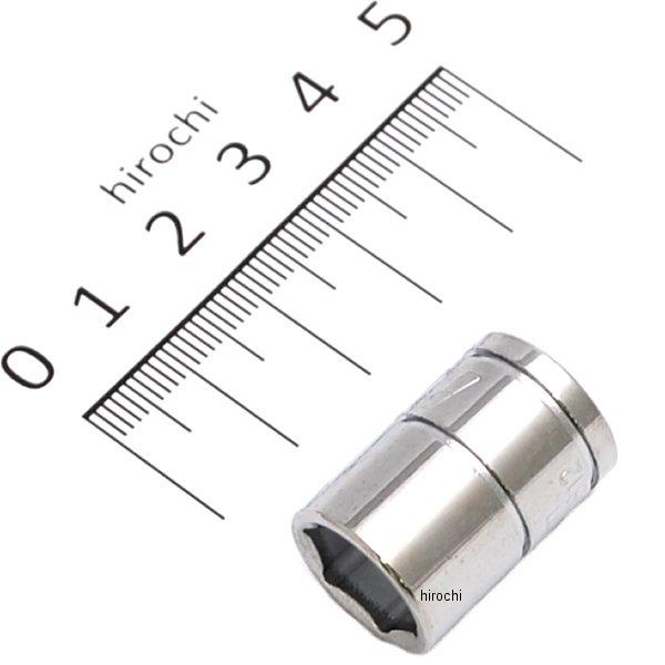 ブルーポイント 3/8インチ シャロー ソケット 6角 12mm 長さ25.5mm