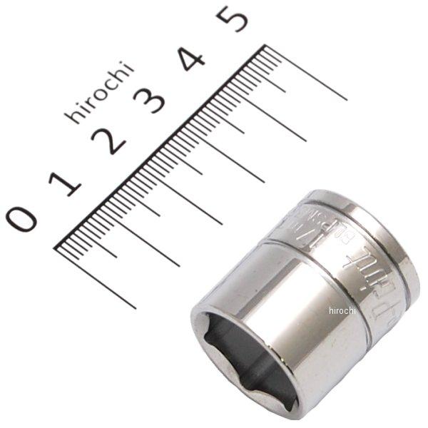 ブルーポイント 3/8インチ シャロー ソケット 6角 17mm 長さ27mm