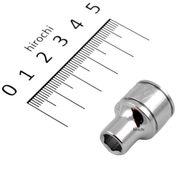 ブルーポイント 3/8インチ シャロー ソケット 6角 7mm 長さ25.5mm