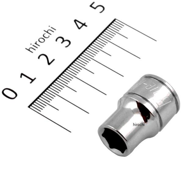ブルーポイント 3/8インチ シャロー ソケット 6角 9mm 長さ25.5mm