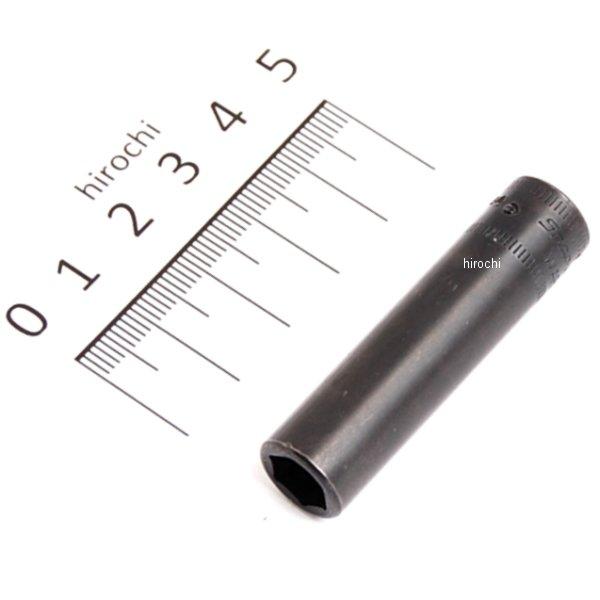 フランクドライブ 1/4インチ マグネット ディープ パワー ソケット 6角 8mm