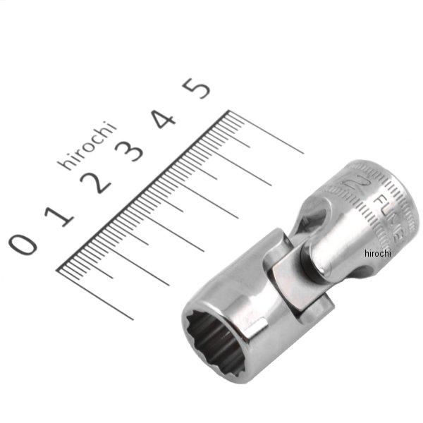 フランクドライブ 3/8インチ ユニバーサル シャロー ソケット 12角 ミリサイズ 12mm