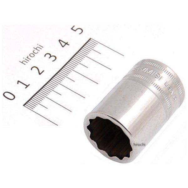 フランクドライブ 1/2インチ シャロー ソケット 12角 19mm