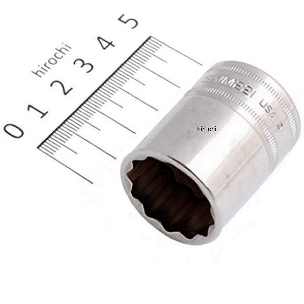 フランクドライブ 1/2インチ シャロー ソケット 12角 22mm