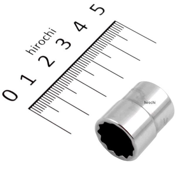 フランクドライブ 1/4インチ シャロー ソケット 12角 1/2インチ