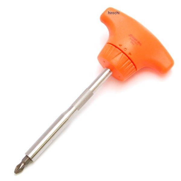 ハード Ｔハンドル スタンダード ドライバー 全長 5-27/32インチ オレンジ