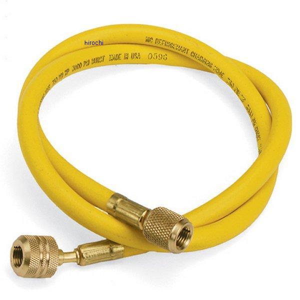 交換用 ホース R12 自動シャットオフ 6フィート イエロー
