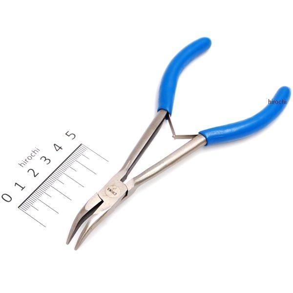 ブルーポイント ロングリーチミニプライヤー 45°ベントノーズプライヤー