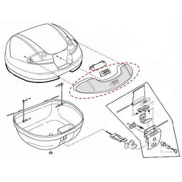 ジビ GIVI Z1648RリフレクターE340