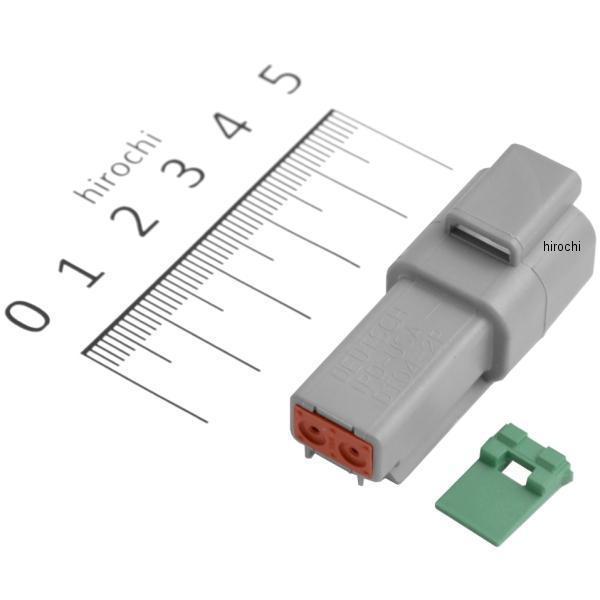 ドイツコネクター レセプタクル(メス) 2ピン 72122-94GY グレー
