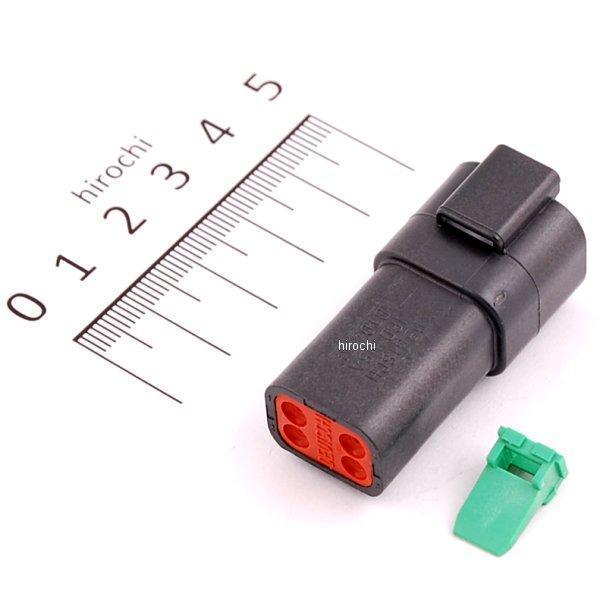 ドイツコネクター レセプタクル(メス) 4ピン 72104-94BK 黒