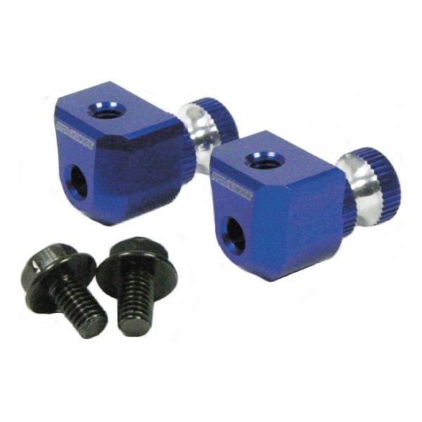 アルミ削り出しウインカーステー ブルー 2個入り