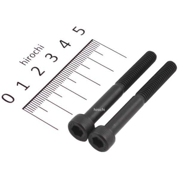 キャップボルトセット 汎用 M6x50mm ステンレス 2本入り 黒