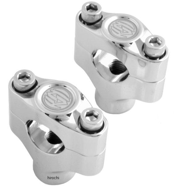 ライザー 1.5インチ高、1インチバー 左右ペア クローム